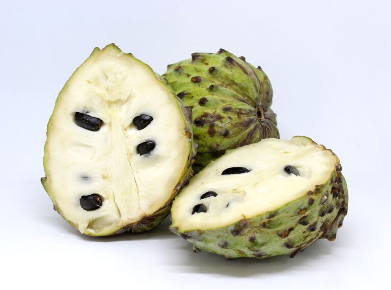 Exotic fruit Atemoya isolated on white background