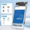 Sounce 2.5 Inch SATA SSD Enclosure Transparent Case Digistudylab (3) Sounce 2.5 Inch SATA SSD Enclosure Transparent Case Digistudylab (3)