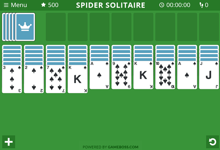Spider Solitaire Game Digistudylab.in