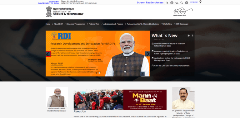 Ministry of Science and Technology, Department of Science and Technology Digistudylab.in