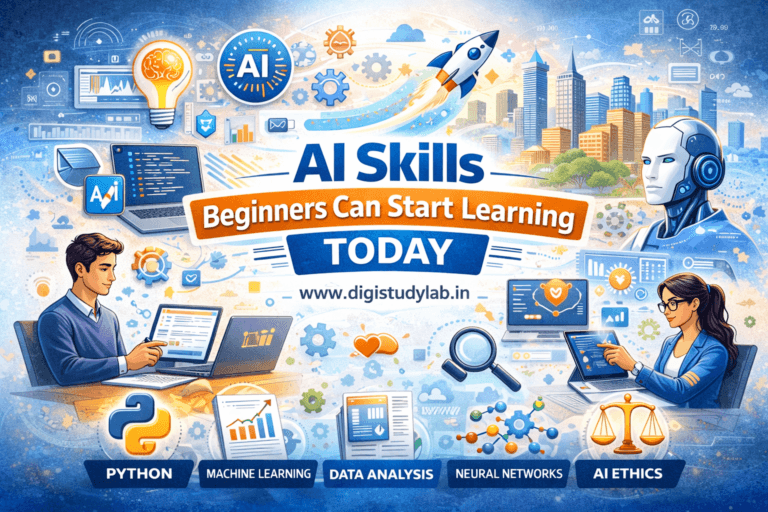 AI Skills Beginners Can Start Learning Today Digistudylab.in