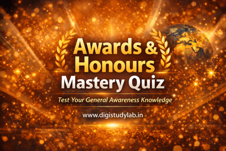 Awards Honours Mastery Quiz Test Your General Awareness Knowledge Digistudylab.in