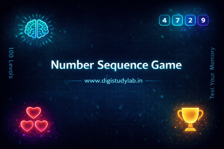 Number Sequence Game Digistudylab.in