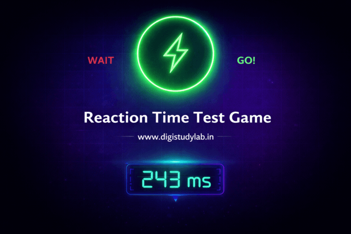 Reaction Time Test Game Digistudylab.in