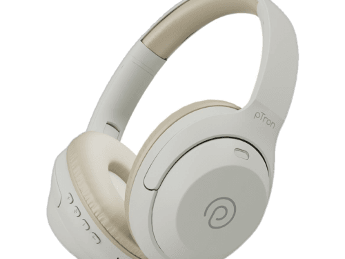 PTron Studio Classic w/ Dual-device Pairing, 75hrs Playtime, AI-ENC Calls, 40mm Driver Bluetooth(Beige, On the Ear) PTron Studio Classic w/ Dual-device Pairing, 75hrs Playtime, AI-ENC Calls, 40mm Driver Bluetooth(Beige, On the Ear)